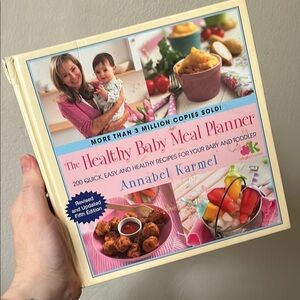 Cream and Pink Cookbook for Healthy Meal Planning